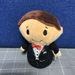 HALLMARK‎ ITTY BITTYS GROOM MALE BOY MAN SMALL PLUSH WEDDING RED TIE BLACK COAT